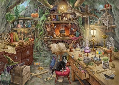 Image of Ravensburger Escape Room Mystery Puzzle - Witch’s Kitchen 759 Piece Jigsaw Puzzles for Adults & Kids Age 12 Up