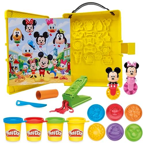 Image of Play-Doh Disney Junior Shape a Story Playset, Storage & Travel, Arts & Crafts Preschool Toys for Children Aged 2+