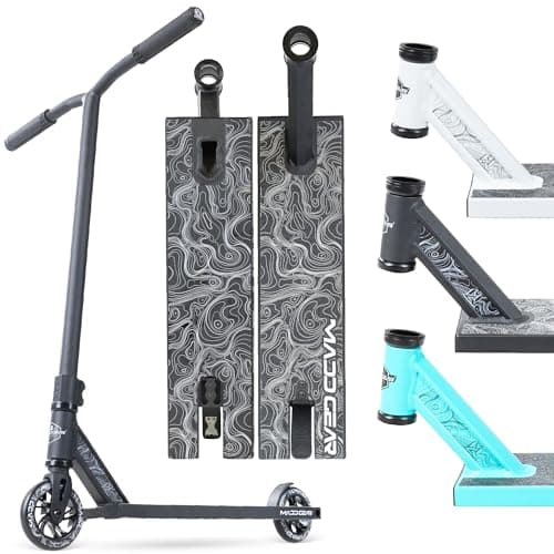 Image of Pro Stunt Scooter for Kids and Teens Ages 8-12 – Lightweight Durable Trick Scooter for Skatepark and Street – Easy Assembly – Madd Gear MG4 (Black/Black)