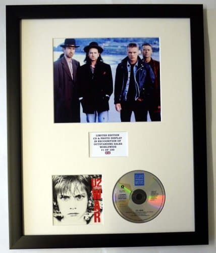 Image of U2/PHOTO & CD DISPLAY LTD. EDITION OF THE ALBUM WAR