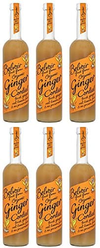 Image of (6 Pack) - Belvoir - Organic Ginger Cordial | 500ml | 6 Pack Bundle