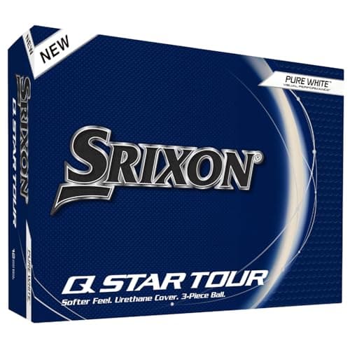 Image of Srixon, New Q-Star Tour 5 2024 - Dozen Golf Balls - Soft Feel, Spin, Performance and Power - 3 Pieces - Urethane - Premium Golf Accessories and Golf Gifts, White