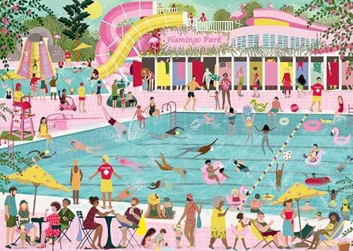 Image of Ravensburger Flamingo Park 1000 Piece Jigsaw Puzzle for Adults and Kids Age 12 Years Up