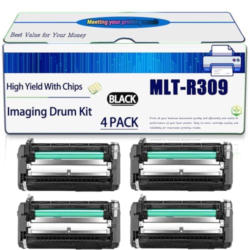 Image of Compatible for Samsung MLT-R309 Imaging Drum Kit ML-6510 ML-6510 N ML-6510 ND ML-6510 Series ML-6515 ND Printers, High Yield 80000 Pages, with Chip (4 Pack Black)