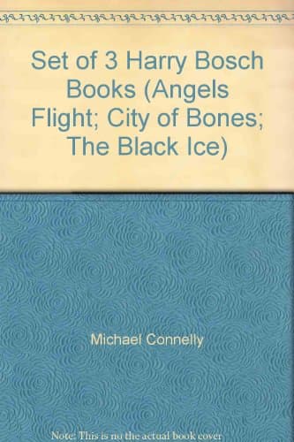 Image of Set of 3 Harry Bosch Books (Angels Flight; City of Bones; The Black Ice)