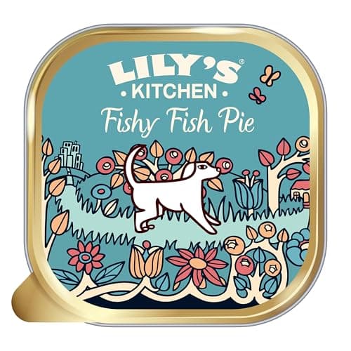 Image of Lily's Kitchen Fishy Fish Pie - Complete Natural Adult Dog Food Wet (10 x 150g Trays)