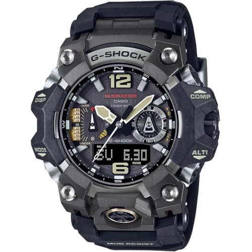 Image of Casio G-Shock Master of G Mudmaster Black Resin Strap Connected Solar Watch - GWGB1000-1A