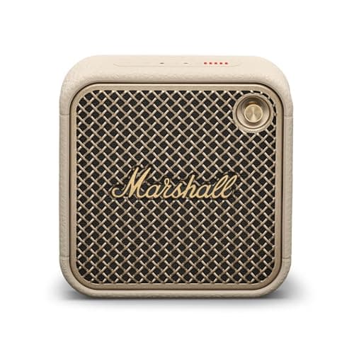 Image of Marshall Willen II Bluetooth Speaker, Wireless, 17+ Hours Playtime, Water-Resistent IP67, Quick Charge - Cream