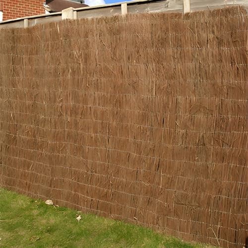 Image of Papillon Brushwood Heather Thatch Natural Outdoor Screening Roll Privacy Wind/Sun Protection 3m x 1m (13ft 1in x 3ft 3in)