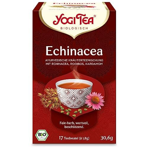 Image of YOGI TEAS - AYURVEDIC Organic Ancient Herbal Formula Echinacea - R 17bags (PACK OF 1)