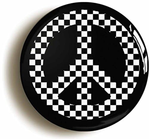 Image of Ska Peace Symbol Fridge Magnet (Circular 2inch / 50mm Diameter)