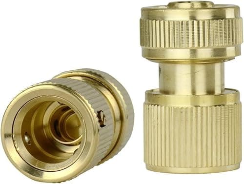 Image of Hydrogarden 2PC Aquastop Hose Connector ø 12.5mm - 15mm (1/2"- 5/8") : Aquastop, End of Hose Connector, Fits Quickly and Easily, Stops Water