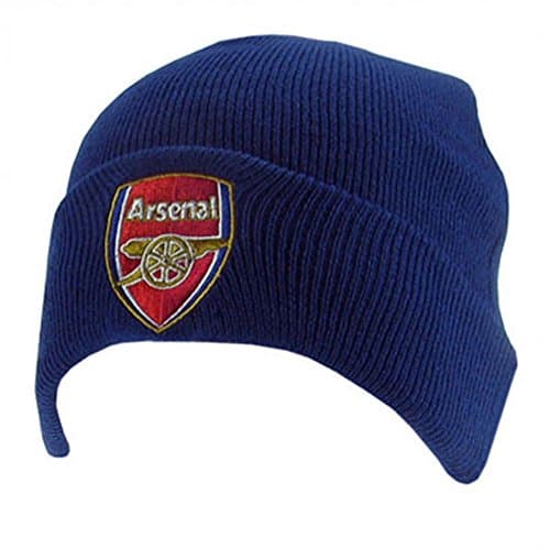 Image of Arsenal Cuff Knitted Hat - Navy