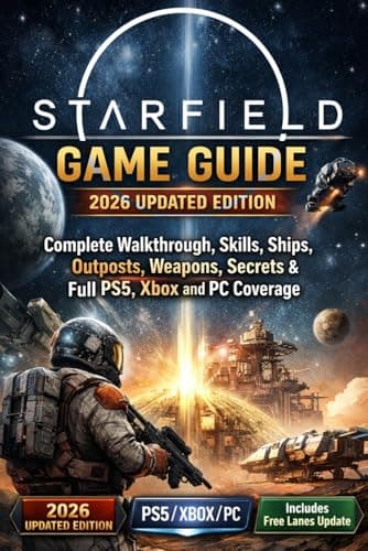 Image of Starfield: Game Guide – 2026 Updated Edition Complete Walkthrough, Skills, Ships, Outposts, Weapons, Secrets & Full PS5, Xbox and PC Coverage