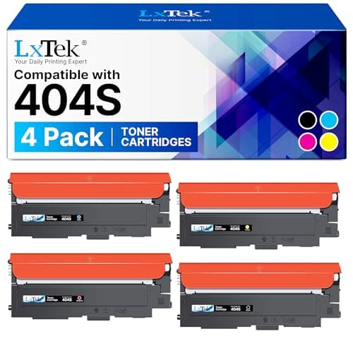 Image of 404S Compatible Toner Cartridge Replacement for Samsung P404C CLT-P404C for Xpress SL C430 C430W C480 C480W C480FN C480FW (1 Black/1 Cyan/1 Magenta/1 Yellow, 4-Pack)
