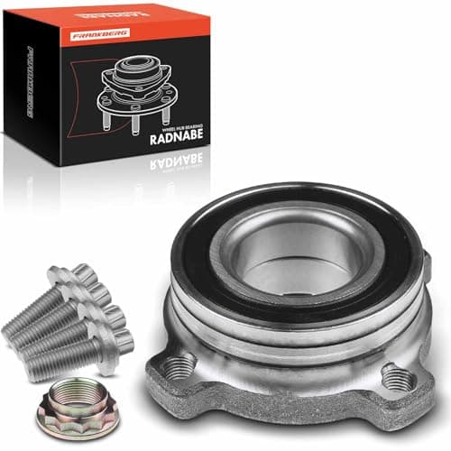 Image of Frankberg Wheel Bearing Hub Wheel Hub Rear Left or right Compatible with 5 Series Touring E61 2004-2010 6er E63 E64 2004-2010 7 Series E65 E66 7 Series E65 E66 E67 X5 E53 Replace# 512195