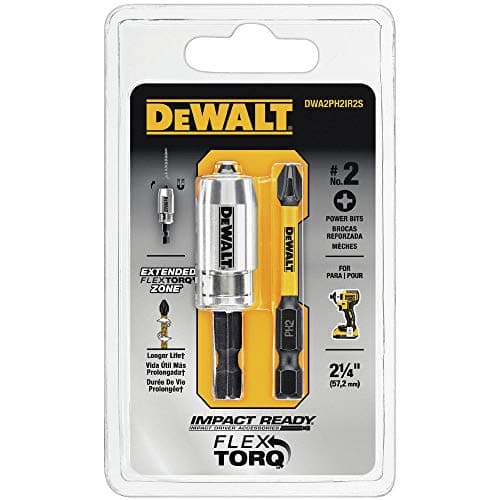Image of DEWALT Accessories DWA2PH2IR2S Phil #2 Bit/Sleeve (2 Pack)
