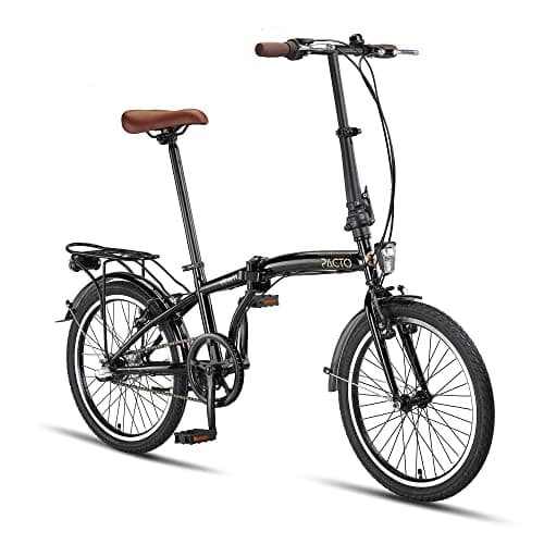 Image of PACTO Eleven - Folding Bike - Steel frame - Nexus 3 hub gears - V-brakes - Fully equipped - Dutch quality foldable bike - Black