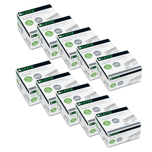 Image of Leitz Power Performance 55590000 Staples P4 (26/8) Galvanised 10 x Box of 5000 Staples