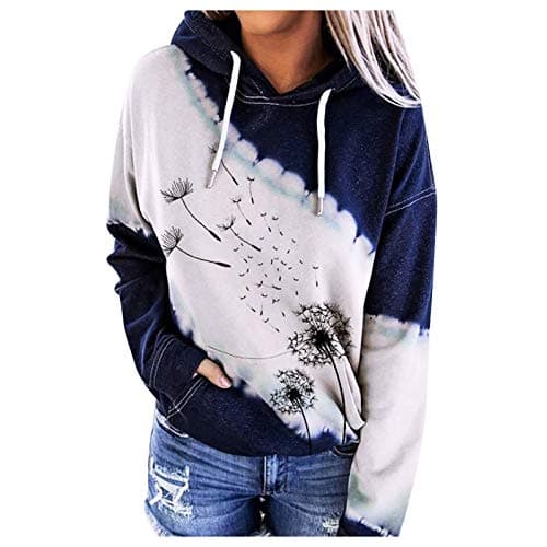 Image of Sweatshirts Women 3D Printed Tops Star Print Pullover Long Sleeve Shirt - Purple - UK 12
