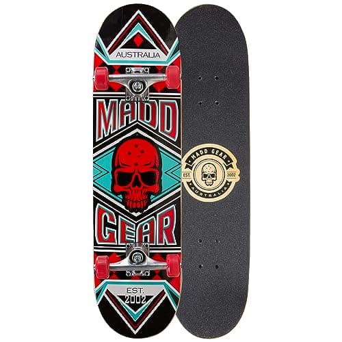 Image of Madd Gear Pro Series Beginner Complete Skateboards, 31 x 8" (Jest Red)