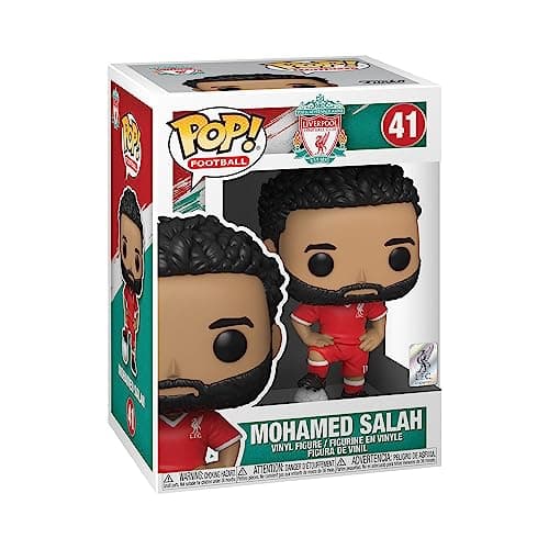 Image of Funko POP! Football: Liverpool FC - Mohamed Salah - Collectable Vinyl Figure - Gift Idea - Official Merchandise - Toys For Kids & Adults - Model Figure for Collectors and Display