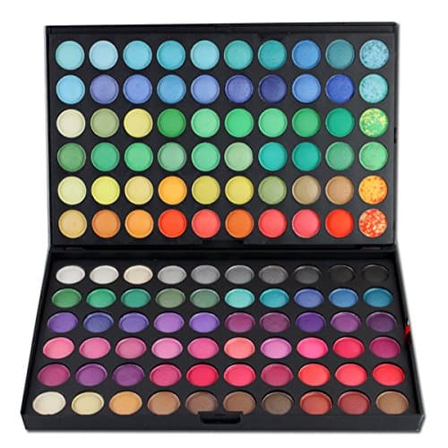 Image of FantasyDay Professional Eyeshadow Palette Xmas Makeup Contouring Kit #1-120 Colours Highly Pigmented Nudes Warm Natural Matte Shimmer Cosmetic Eye Shadows Pallet Powder Palette