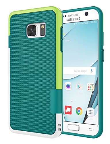 Image of Jeylly for Samsung Galaxy S7 Case, Galaxy S7 Case Heavy Duty Protection Shockproof Hybrid Silicone Bumper Slim Fit Protective Cover for Samsung S7 S VII G930 GS7 - Green