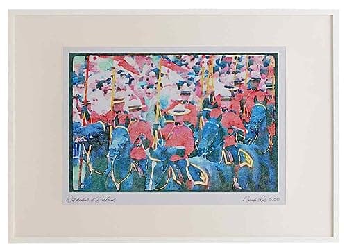 Image of Horse 197005 - R.C.M.P. Musical Ride A3 Picture Frame Limited Edition A4