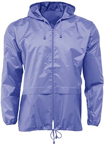Image of G5 APPAREL Lightweight Unisex Water Resistant Plain Kagool Jacket (M, Purple)
