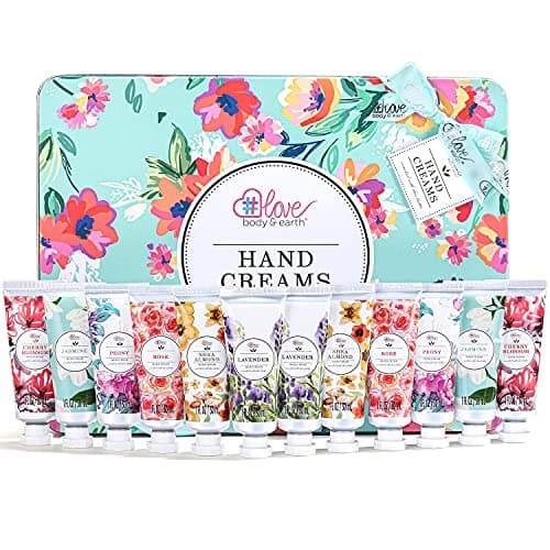 Image of Hand Cream Gift Set - Pack of 12 Hand Cream Set Enriched with Shea Butter, Hand Lotion Gift Set For Women, 12 x 1.0 oz Travel Size Hand Cream, Birthday Gifts for Women Christmas gifts