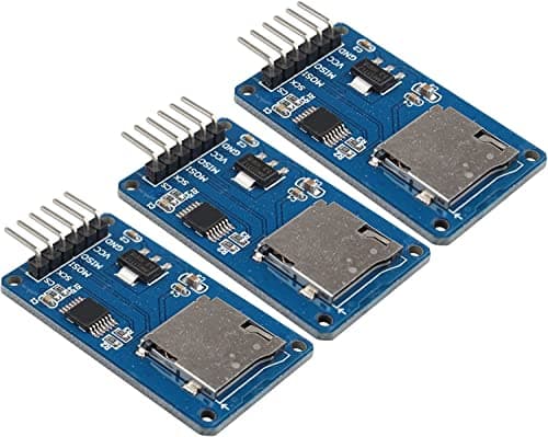 Image of HALJIA 3 PCS SPI Reader Micro SD Memory Card TF Memory Card Shield Module Read Write Data Compatible with Arduino Raspberry Pi