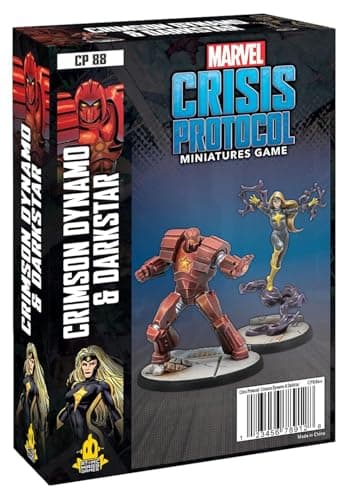 Image of Atomic Mass Games Crimson Dynamo & Dark Star: Marvel Crisis Protocol Miniatures Game Ages 14+ 2 Players 45 Minutes Playing Time, FFGCP88
