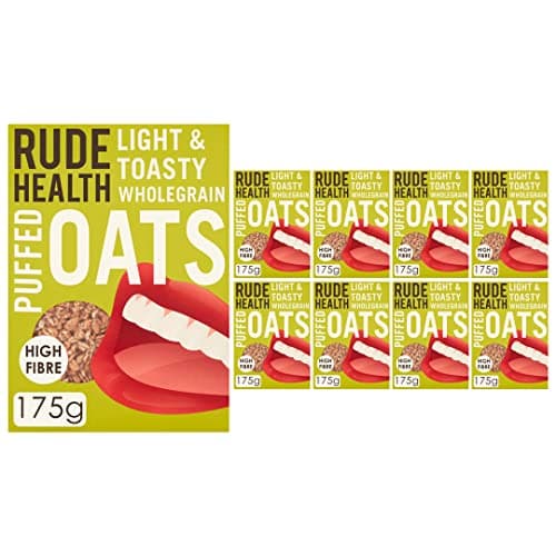 Image of Rude Health Puffed Oats 175 Grams. (Pack of 8)