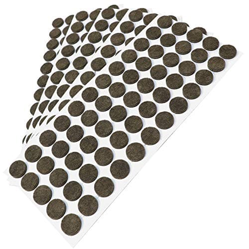 Image of Adsamm FP-35-SA-BR-14-60-5 FP-35-SA-BR-14-60 Felt Gliders Brown Diameter 14 mm