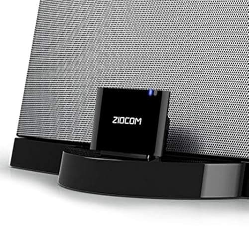 Image of ZIOCOM 30 pin Bluetooth Adapter for Bose SoundDock, Wireless Bluetooth Audio Receiver for 30Pin iPhone iPod Dock Speaker, Not Suitable for Cars or Motorcycles, Black
