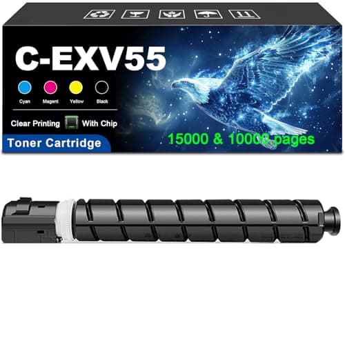 Image of Compatible for Canon C-EXV55 Toner Cartridge Work for ImageRUNNER ADVANCE C256i C356i C356P Printer C-EXV-55 2182C002 2183C002 2184C002 2185C002 Yellow 1-pack