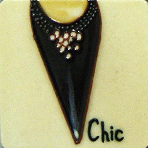 Image of Set of 4 Chic Fridge Magnets - Ceramic Hand Painted Shoes