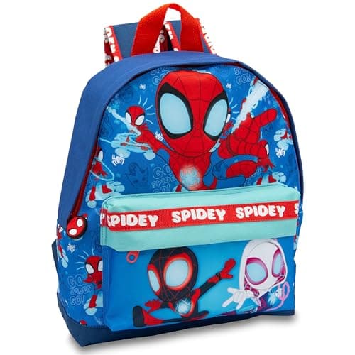 Image of Marvel Spidey And His Amazing Friends Kids Backpack Spiderman Childrens School Bag Boys & Girls Rucksack