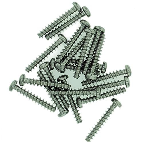 Image of D2.5 (2.5mm x 8mm) TX Pan Screws for Plastic - Stainless Steel (A2) (Pack of 20)