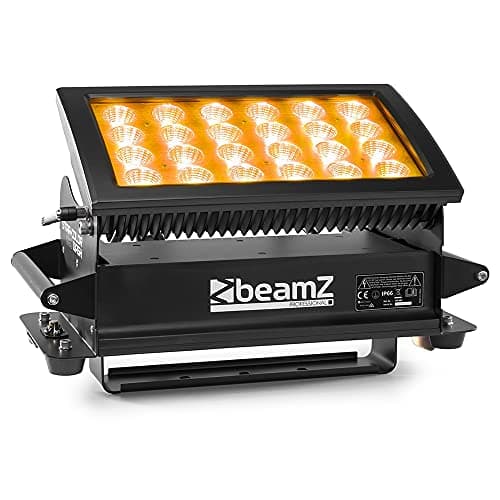 Image of BeamZ Pro Star-Color 360 Professional RGBWA LED Wash Lighting, Outdoor IP66 Architectural Projector with 24x 15W 5-in-1 LEDs, DMX Control & Adjustable Tilt Panel for Events & Stage