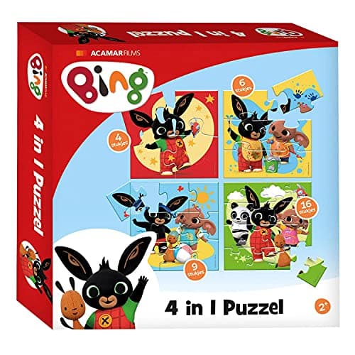 Image of Bing - 4-in-1 Puzzles, Four Fun Puzzles at Different Levels - 1 Set