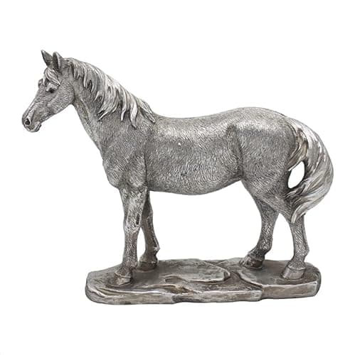 Image of The Leonardo Collection LP48924 Reflections - Silver Horse Figurine, Boxed