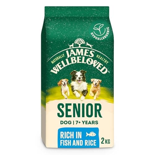 Image of James Wellbeloved Dog Senior Hypoallergenic Dry Food Fish and Rice 2 kg