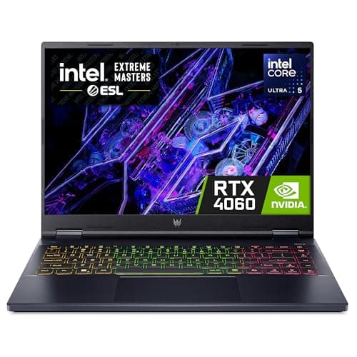 Image of acer Predator Helios Neo 14 PHN14-51 Gaming Laptop - Intel Core Ultra 5 125H, 16GB, 512GB SSD, NVIDIA GeForce RTX 4060 8G, 14.5" WQXGA IPS 120Hz, Windows 11, Black