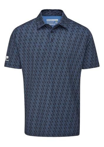 Image of Stuburt Falcon Men's Golf Classic Fit Short Sleeve Polo Shirt, French Navy, Small