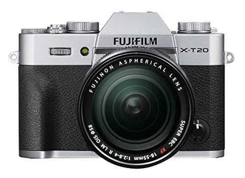 Image of Fujifilm X-T20 Mirrorless Digital Camera 24.3 Megapixel with XF18-55mm Optical Image Stabiliser Lens High-definition 4K video recording 3.0-Inch Tilting Touchscreen Silver (Renewed)
