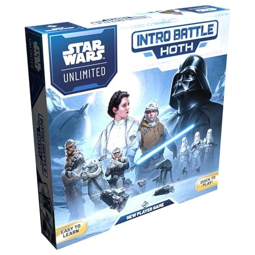 Image of Asmodee | Star Wars Unlimited TCG - Intro Battle Hoth | Trading Card Game Starter Set | Ages 12+ | 2 Players | 20 Minutes Playing Time | English