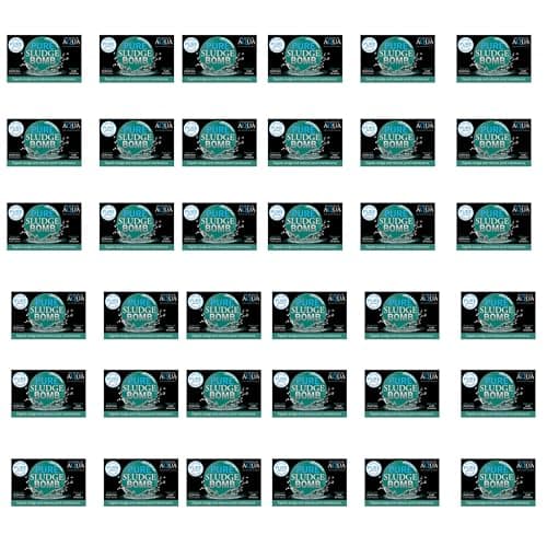 Image of Evolution Aqua Pure Sludge Bomb Pond Treatment – Sludge & Organic Waste Digester with Beneficial Bacteria & Enzymes – Improves Water Quality – For Ponds up to 20,000 Litres Pack of 36