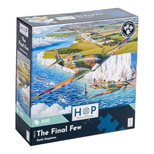 Image of The House of Puzzles The Final Few Jigsaw - 500 Piece Jigsaws For Adults, Artist Illustrated, Scenic Landscape, Deluxe Puzzle Gifts